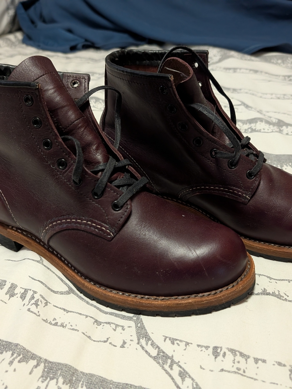 Red Wing Shoes Men's Lace-Up Boots in Oxblood